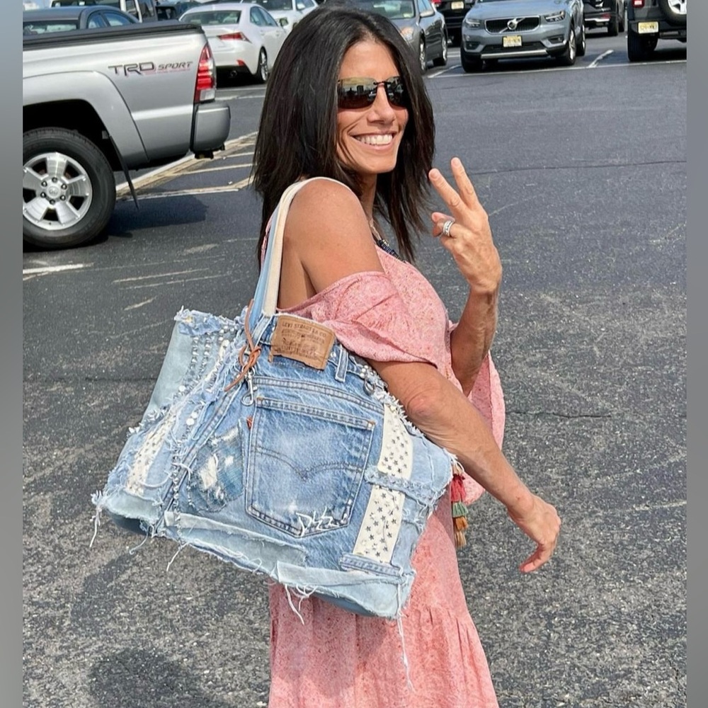 Denim Beach Bag - image 4